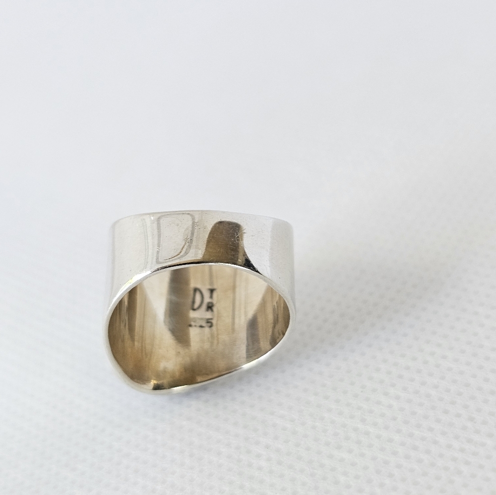 Genuine Jay King Blue Lace Agate Ring Sterling Silver Size 7! - Picture 4 of 7